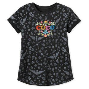 Disney Coco Black Short Sleeve Tee